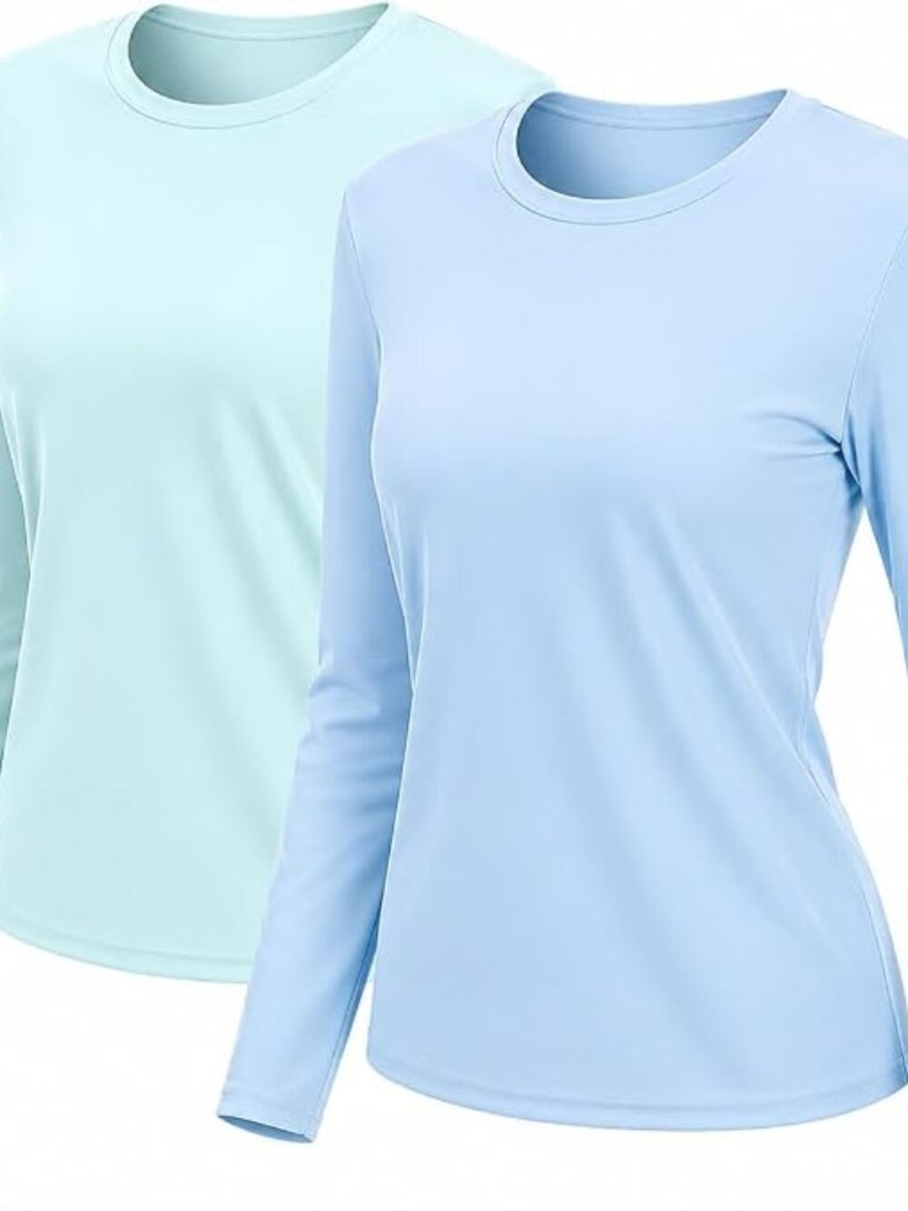 2 Pack Rash Guard UV Protection Long Sleeve Shirt